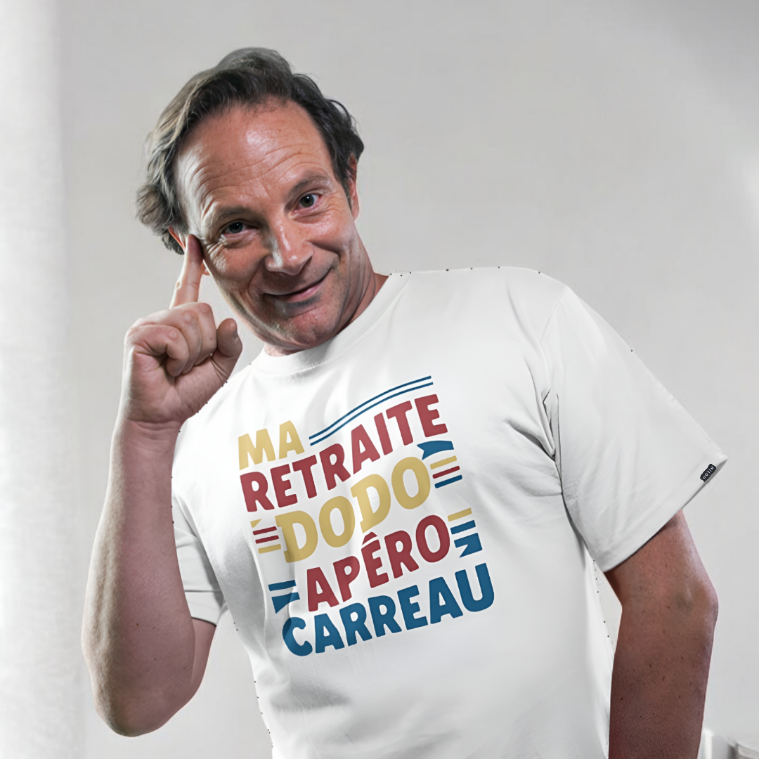 𝗚𝗢𝗧𝗜𝗡 "Ma Retraite, Dodo, Apéro, Carreau" 𝙈𝙞𝙭𝙩𝙚